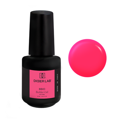 Builder Gel BBIO "Didier Lab", HEMA & TPO free, Hot Pink, 15ml