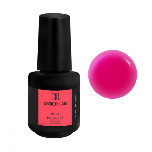 Builder Gel BBIO "Didier Lab", HEMA & TPO free, Rose Glass, 15ml