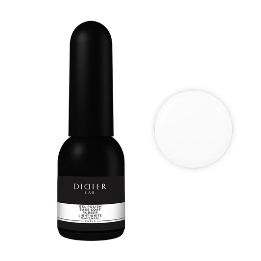 Base semipermanente, Rubber, light white, Didier Lab, 10ml