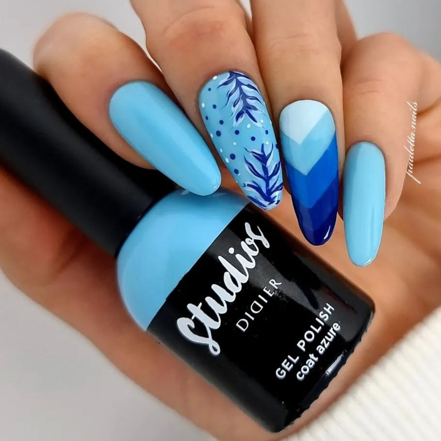 Smalto semipermanente, Studios, TPO free, coat azure, Didier Lab, 8ml