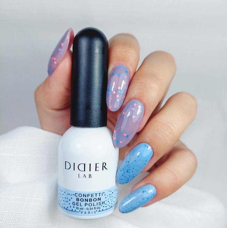 Smalto semipermanente, Confetti, Bonbon, TPO & HEMA free, Didier Lab, 10ml