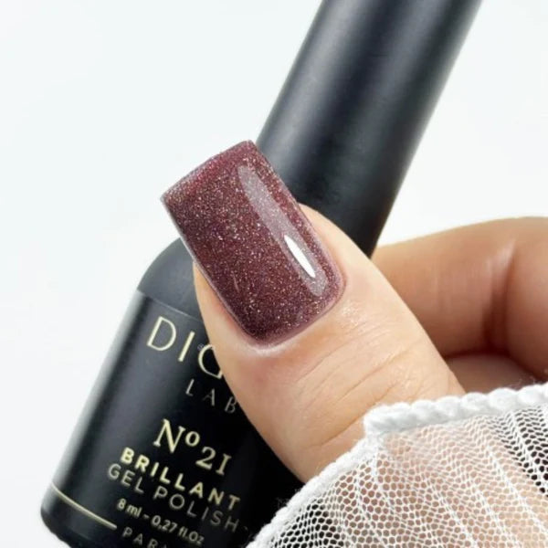 Smalto semipermanente, Brillant, No21, TPO & HEMA free, Didier Lab, 8ml