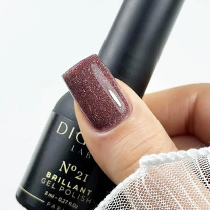 Smalto semipermanente, Brillant, No21, TPO & HEMA free, Didier Lab, 8ml