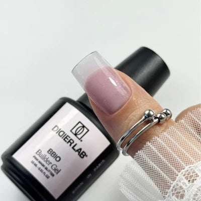 Builder Gel BBIO "Didier Lab" HEMA & TPO free, Pink Mask Glitter, 15ml