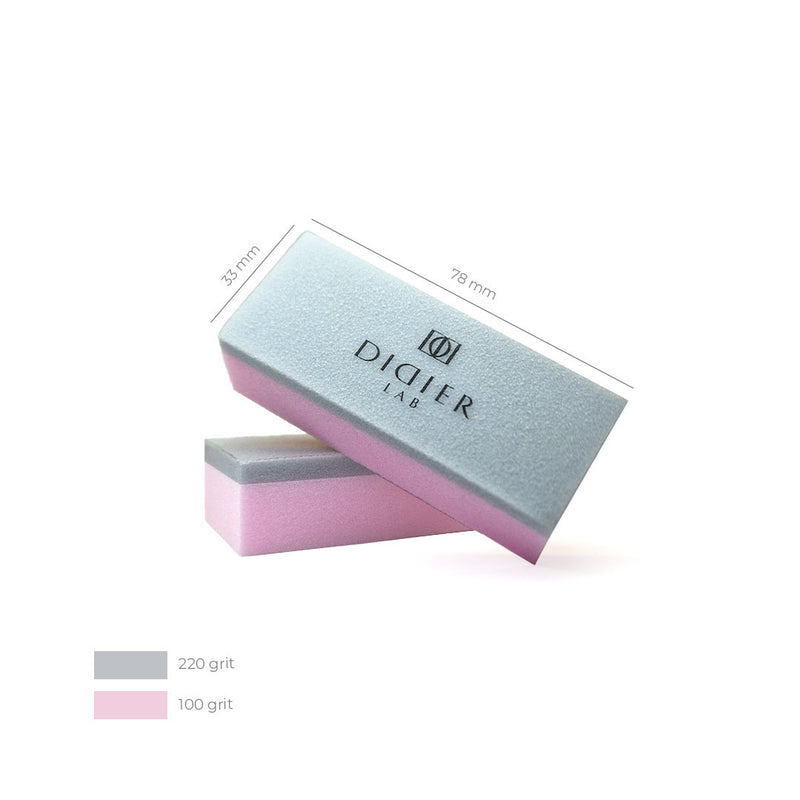 Buffer per unghie, rosa/grigio, Didier Lab, 1 pz