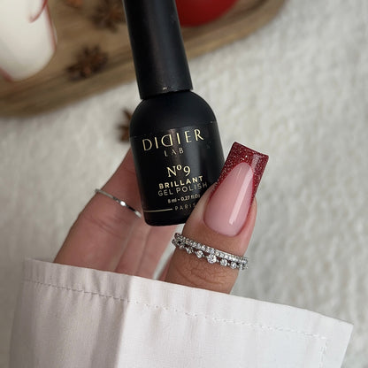 Smalto semipermanente, HEMA & TPO free, Brillant, No9, Didier Lab, 8ml