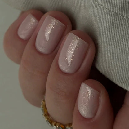 Top Coat Glitter, Gold, TPO & HEMA free, Didier Lab, 10 ml