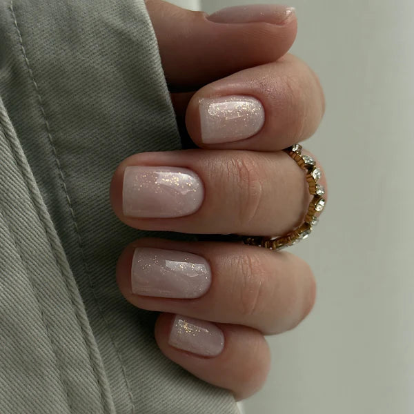 Top Coat Glitter, Gold, TPO & HEMA free, Didier Lab, 10 ml