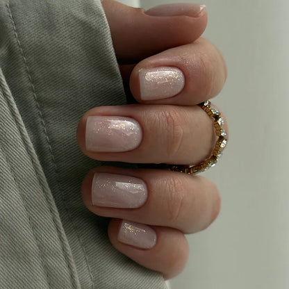 Top Coat Glitter, Gold, TPO & HEMA free, Didier Lab, 10 ml