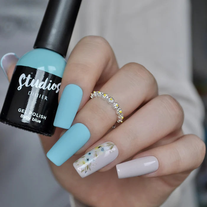 Smalto semipermanente, Studios, TPO & HEMA free, Baby Blue, Didier Lab, 8ml