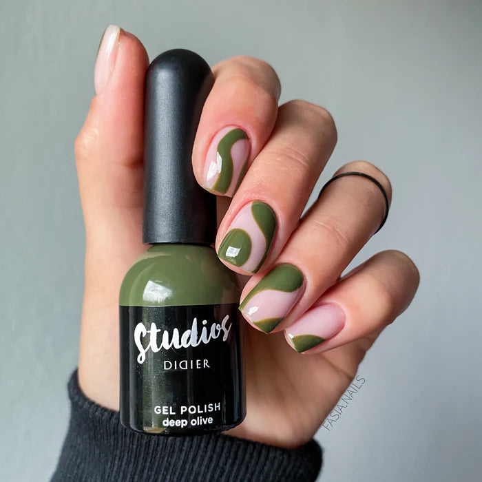 Smalto semipermanente, Studios, TPO free, Deep Olive, Didier Lab, 8ml