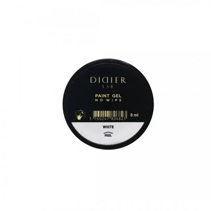 Gel per nail art, no wipe, bianco, Didier Lab, 8ml