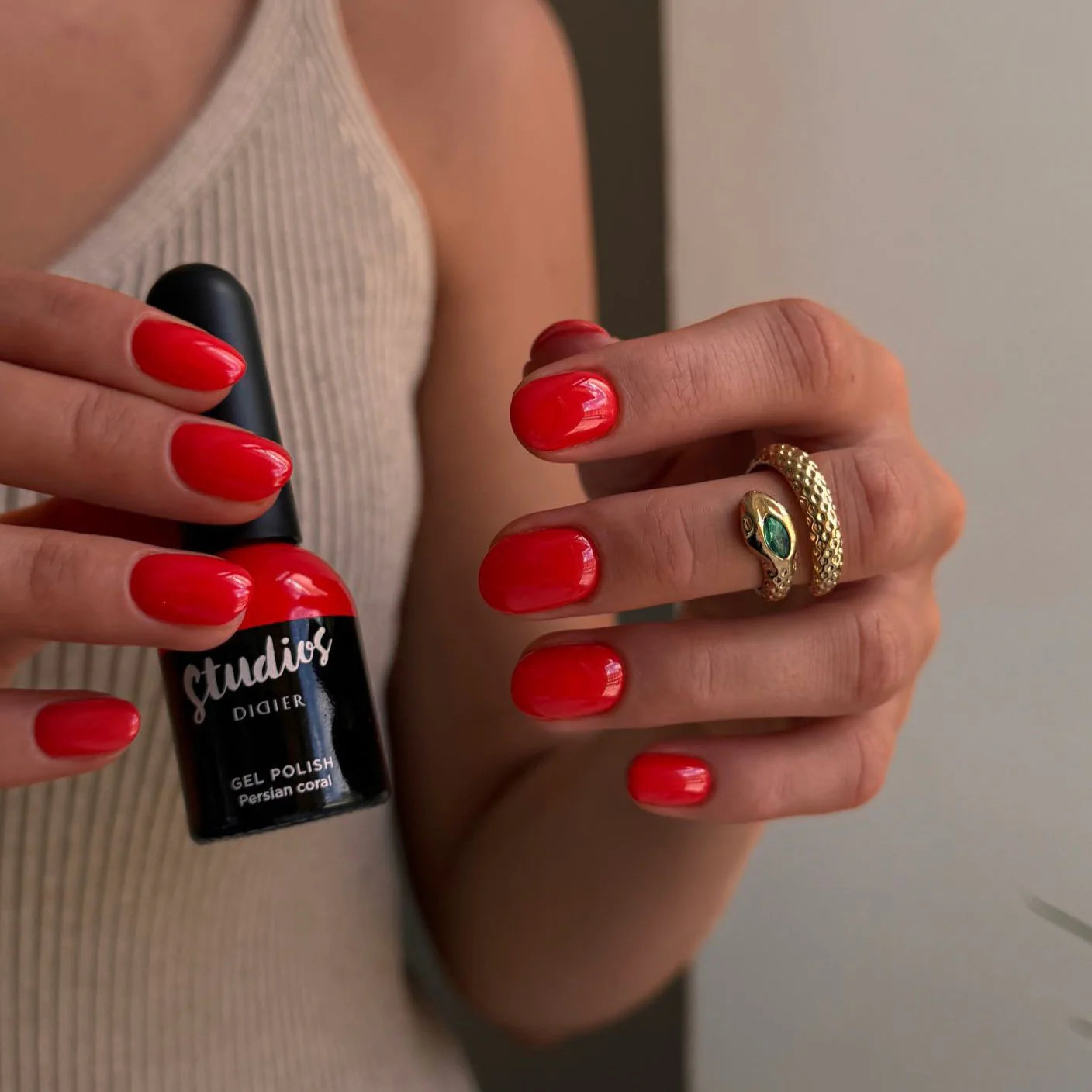 Smalto semipermanente, Studios, TPO & HEMA free, Persian coral, Didier Lab, 8ml