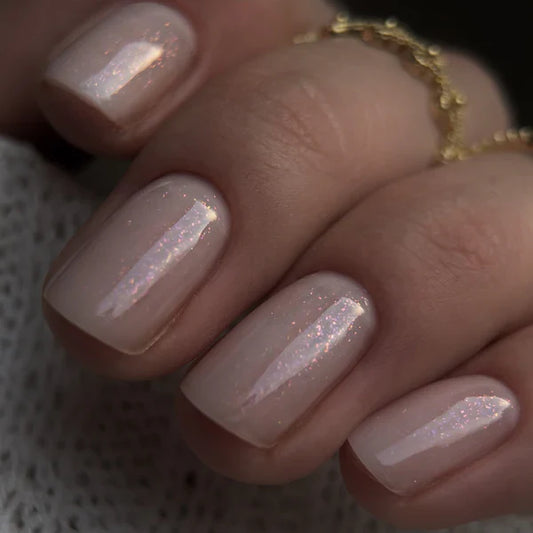 Top Coat Glitter, Pink, TPO & HEMA free, Didier Lab, 10 ml