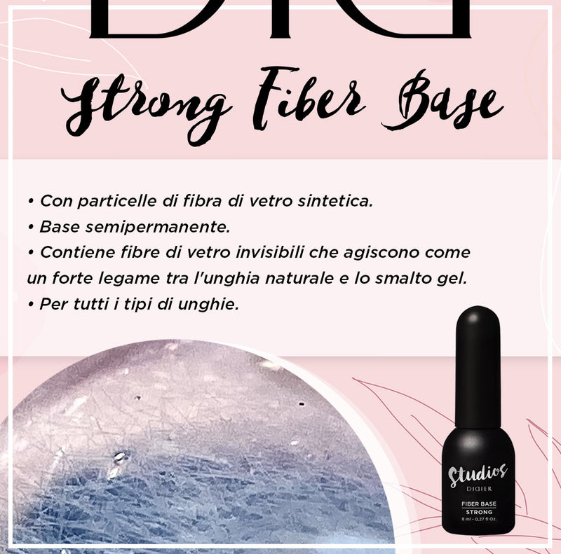 Base semipermanente, Studios, Strong Fiber, Didier Lab, 8ml