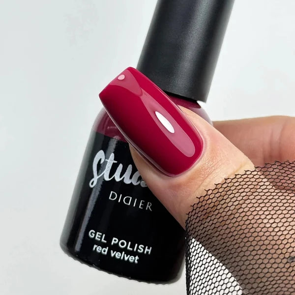 Smalto semipermanente, Studios, TPO & HEMA free, red velvet, Didier Lab, 8ml