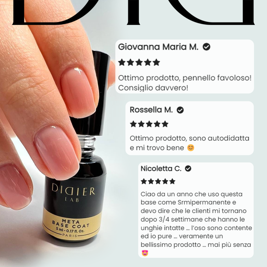 Base semipermanente "Didier Lab", Meta Base, 15ml