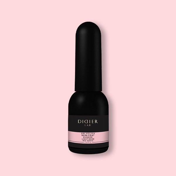 Base semipermanente, Rubber, light rose, Didier Lab, 10ml