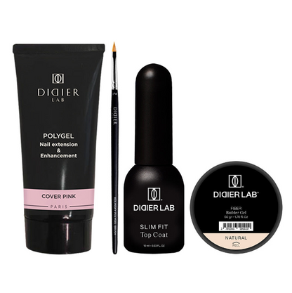 Set Polygel & Fiber Builder Gel, Didier Lab