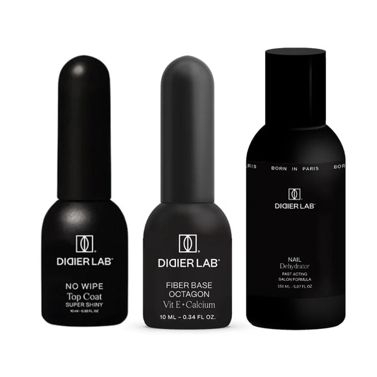 Base Octagon + Top Coat Super Shiny + Dehydrator