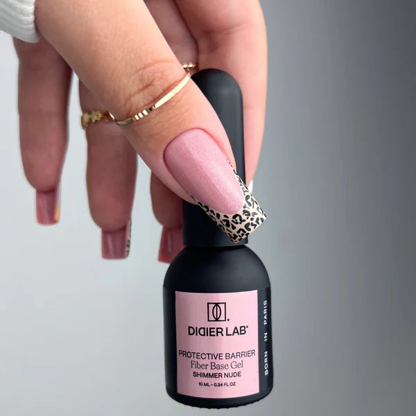 Base semipermanente, Fiber, Shimmer Nude, HEMA & TPO free, Didier Lab, 10ml