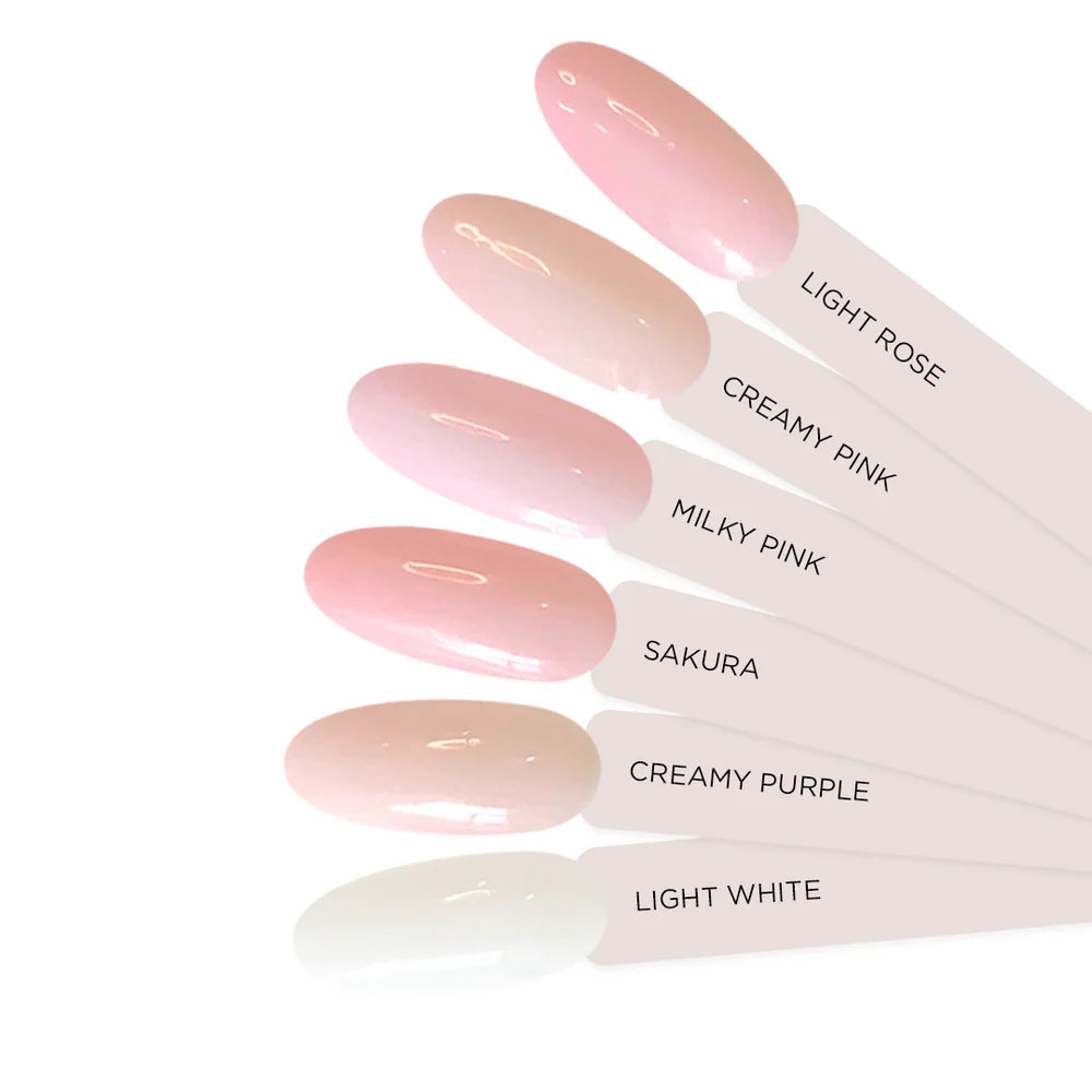 Base semipermanente, Rubber, sakura, TPO & HEMA free, Didier Lab, 10ml