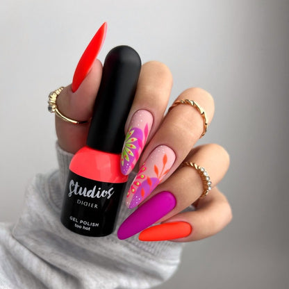Smalto semipermanente, Studios, TPO & HEMA free, too hot, Didier Lab, 8ml