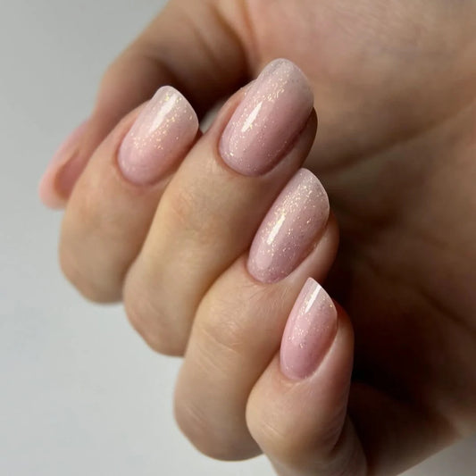 Top Coat Glitter, Gold, TPO & HEMA free, Didier Lab, 10 ml