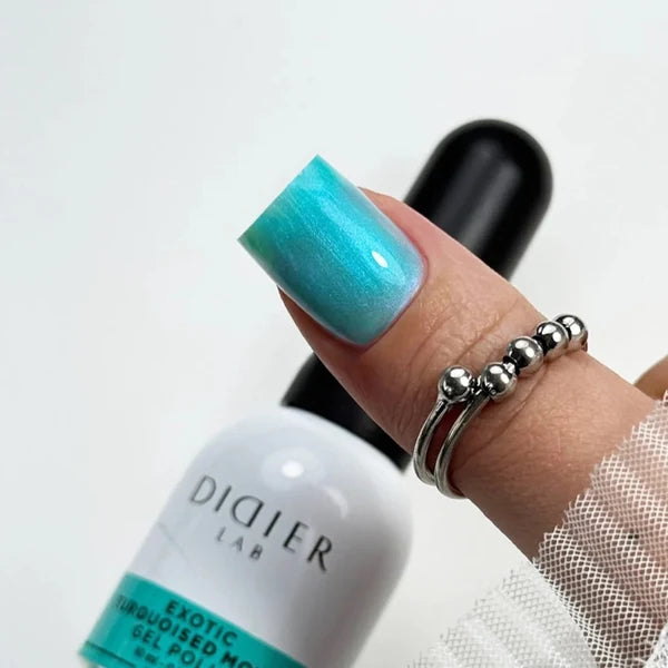 Smalto semipermanente, Exotic, Turquoised Motmo, TPO & HEMA free, Didier Lab, 10ml