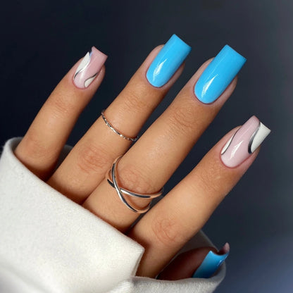 Smalto semipermanente, Studios, TPO free, vivid sky blue, Didier Lab, 8ml