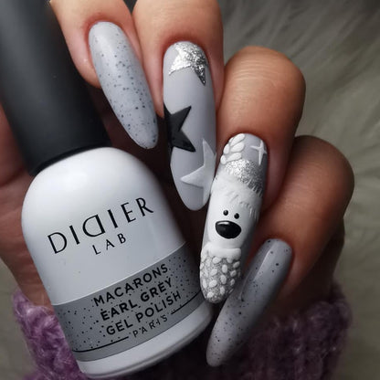 Smalto semipermanente, Macarons, Earl Grey, TPO & HEMA free, Didier Lab, 10ml