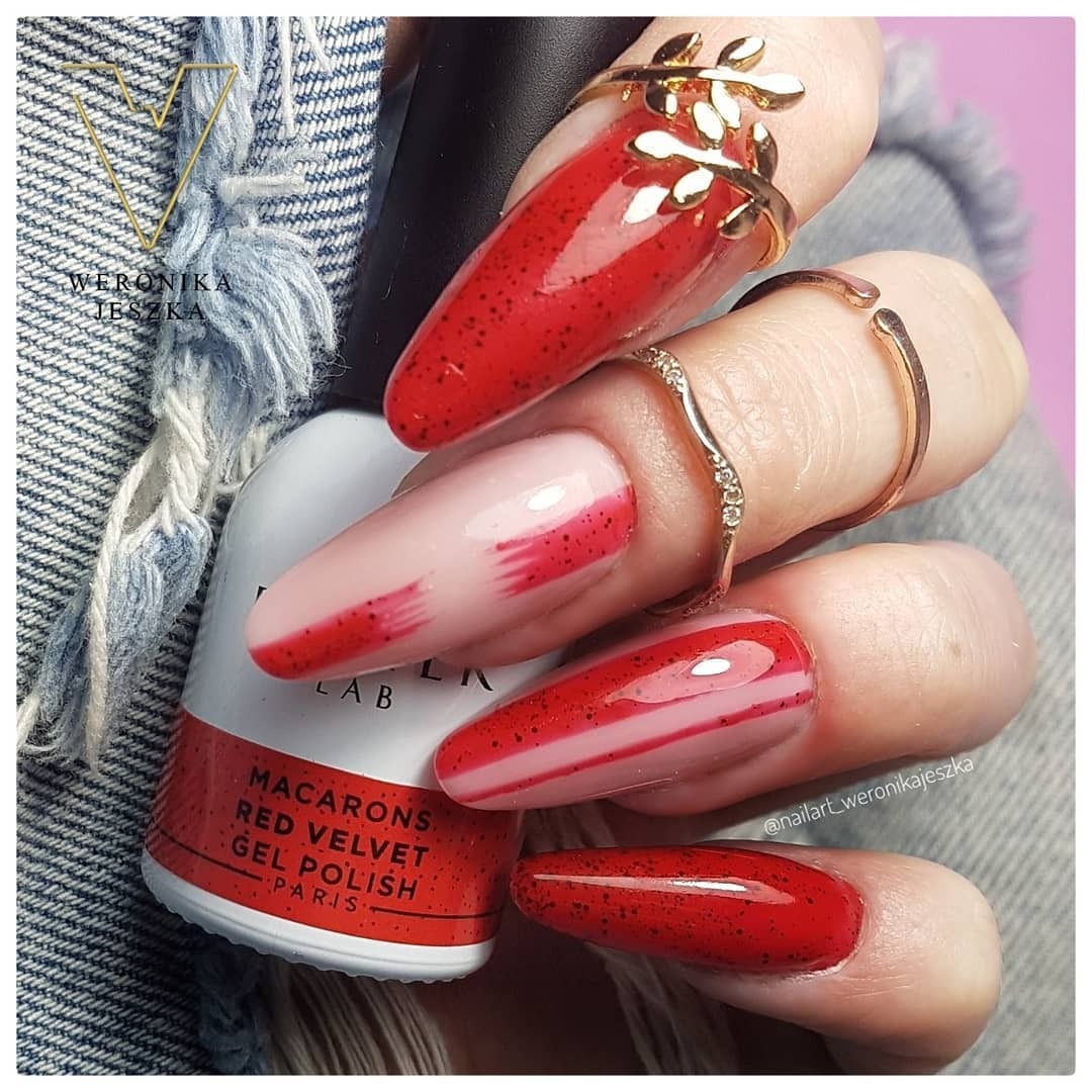 Smalto semipermanente, Macarons, Red Velvet, Didier Lab, 10ml