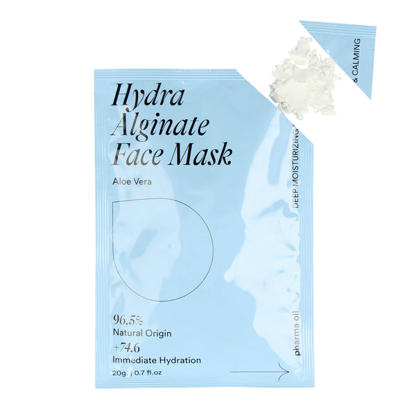 Maschera Peel-off Alginato Naturale con estratto di aloe, HYDRA, Pharma Oil, 20 g