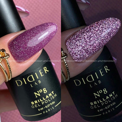 Smalto semipermanente, Brillant, No8, Didier Lab, 8ml