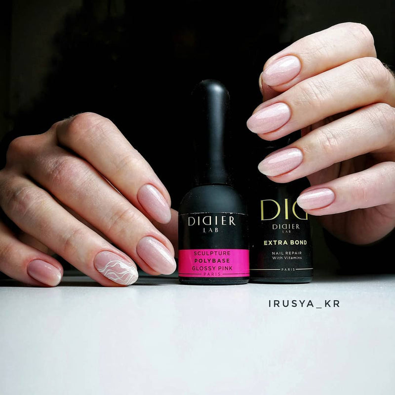 Set Manicure con Polybase Glossy Pink e Strong Fiber
