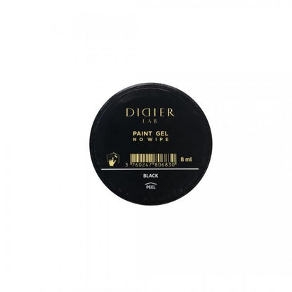 Gel per nail art, no wipe, nero, Didier lab, 8ml