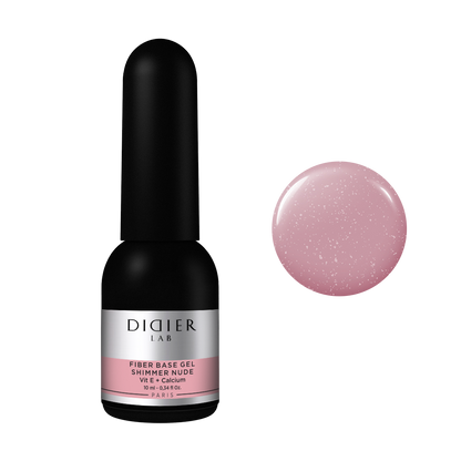 Base semipermanente, Fiber, Shimmer Nude, Didier Lab, 10ml