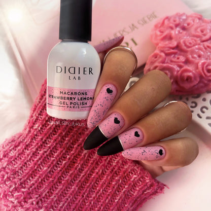Smalto semipermanente, Macarons, Strawberry Lemonade, HEMA & TPO free, Didier Lab, 10ml
