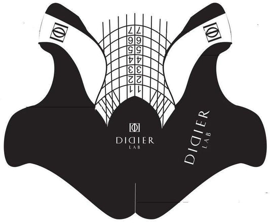 Cartine per unghie, forma in plastica, Didier Lab, 100 pz