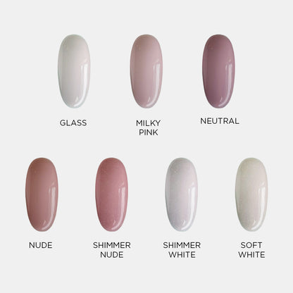 Base semipermanente, Fiber, Shimmer Nude, Didier Lab, 10ml