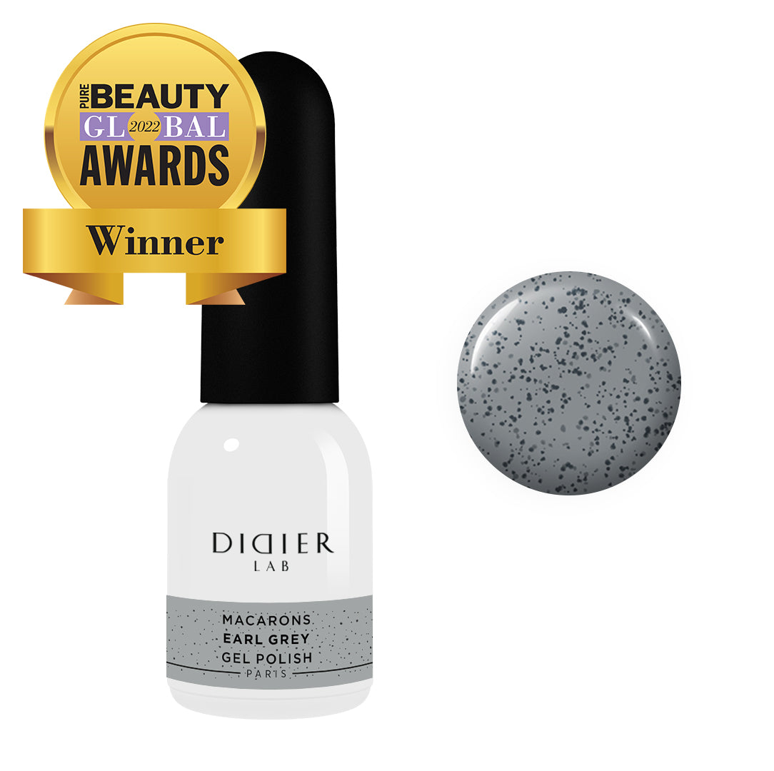 Smalto semipermanente, Macarons, Earl Grey, TPO & HEMA free, Didier Lab, 10ml