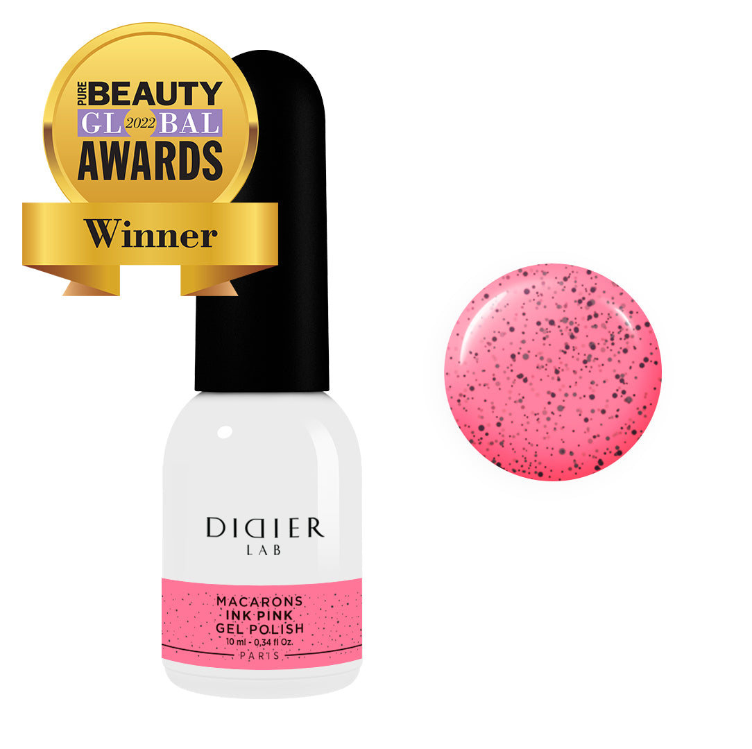 Smalto semipermanente, Macarons, Ink Pink, Didier Lab, 10ml
