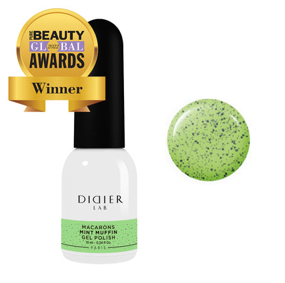 Smalto semipermanente, Macarons, Mint Muffin, Didier Lab, 10ml