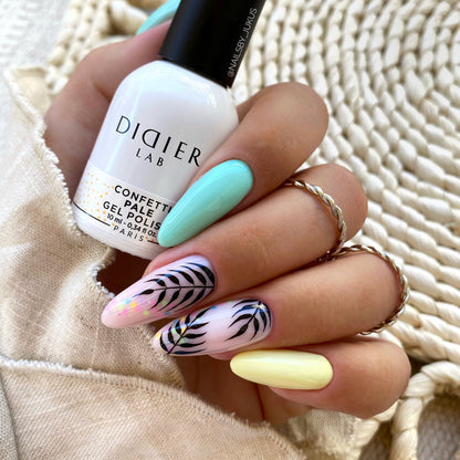 Smalto semipermanente, Confetti, Pale, TPO & HEMA free, Didier Lab, 10ml